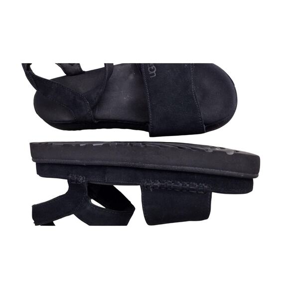 UGG Sandals Womens Size 11 Suede Platform Adjustable Strap Comfort Summer Shoes - Picture 5 of 7